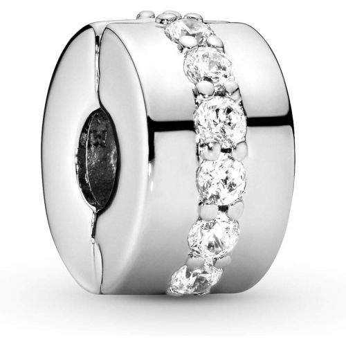  Pandora Moments Shiny Band Clip Sterling Silver 791972CZ