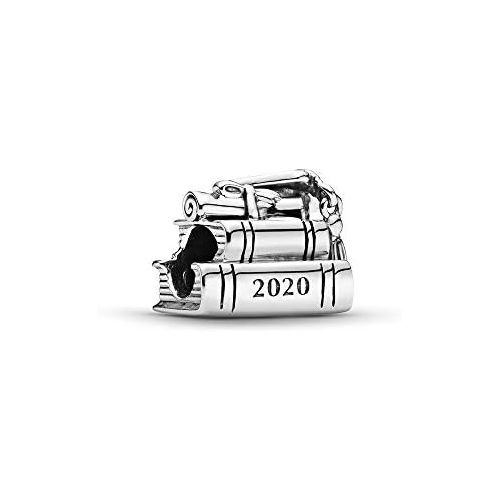  Pandora Graduation 2020 Book Charm 798910C00 Silver 0.96 cm