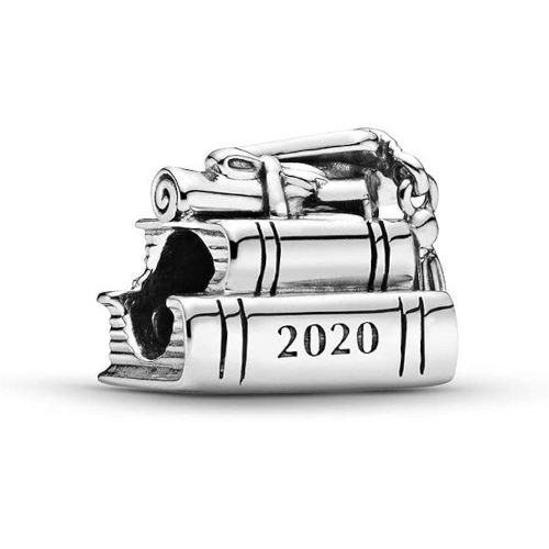  Pandora Graduation 2020 Book Charm 798910C00 Silver 0.96 cm