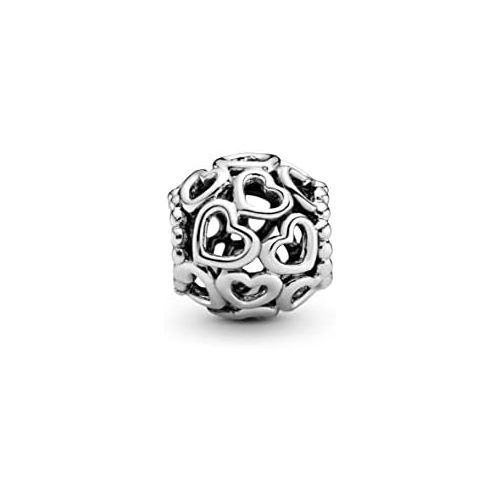  Pandora Moments All Over Heart Charm Sterling Silver 790964