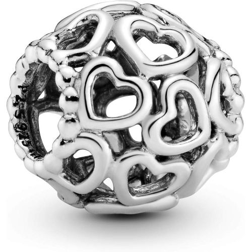  Pandora Moments All Over Heart Charm Sterling Silver 790964