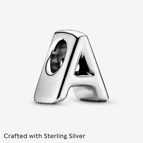  Pandora Moments Letter A Alphabet Charm Sterling Silver 797455