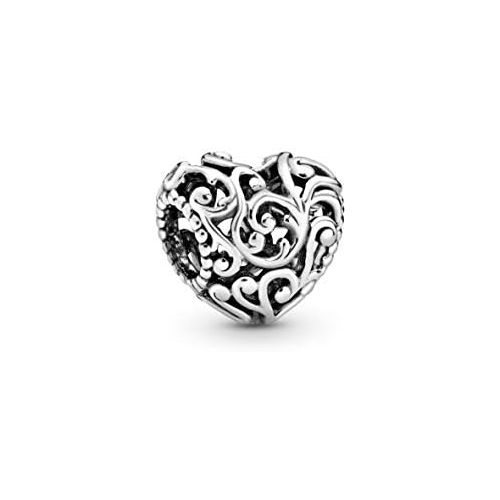  Pandora Womens Moments Royal Open Heart Charm Sterling Silver 797672