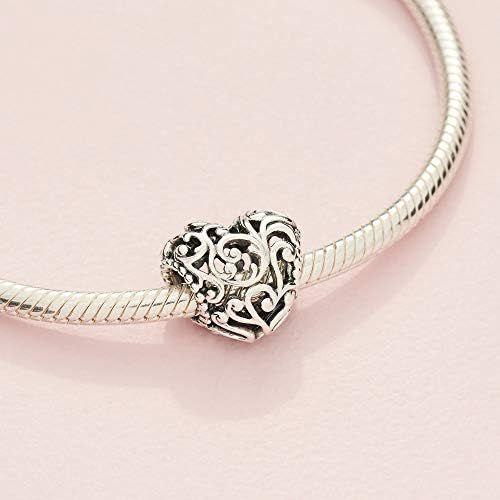  Pandora Womens Moments Royal Open Heart Charm Sterling Silver 797672