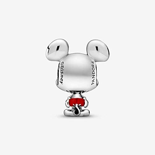  Pandora Disney Mickey Mouse Red Trousers Charm, Multi-Colour, 1.66 cm, 798905C01