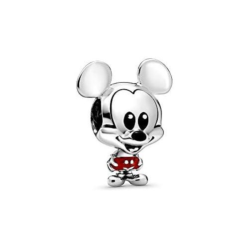  Pandora Disney Mickey Mouse Red Trousers Charm, Multi-Colour, 1.66 cm, 798905C01