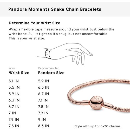  Pandora Rose 580728 Bracelet, Rose Gold