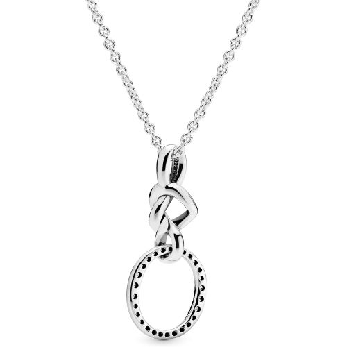  Pandora 398078CZ-60 Womens Necklace with Pendant and Pendant 925 Sterling Silver