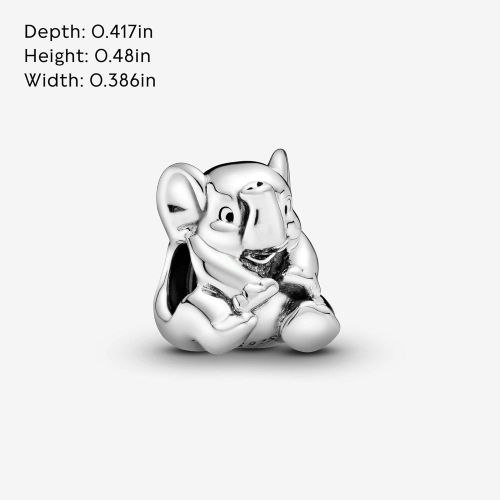  Pandora Moments 791902 Womens Lucky Elephant Charm Sterling Silver