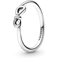 Pandora Womens Ring Silver Infinity Knot 198898C00, Sterling Silver, Silver