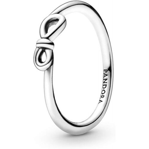  Pandora Womens Ring Silver Infinity Knot 198898C00, Sterling Silver, Silver