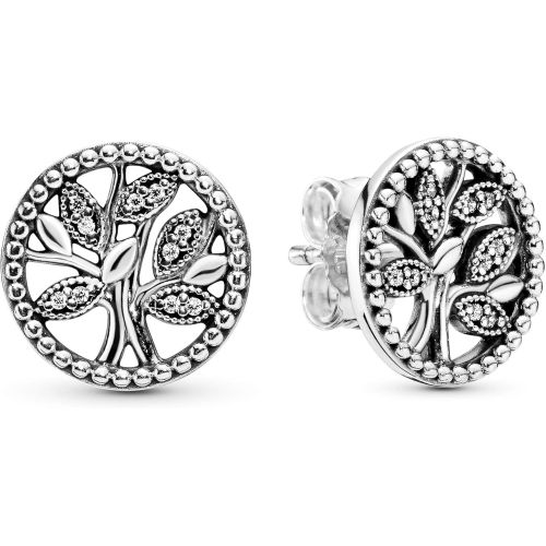  Pandora Womens Stud Earrings 925 Sterling Silver 297843CZ