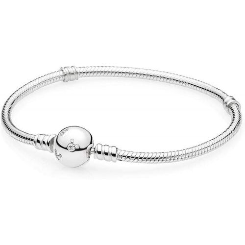  Pandora 590731CZ Womens Bracelet Mickey, Silver, Silver