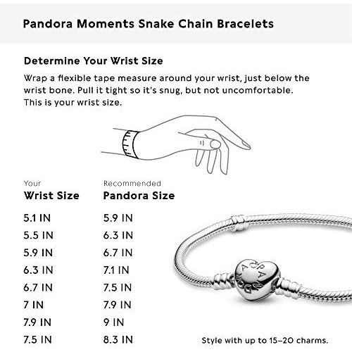  Pandora Pearl Silver Jewelry of Length 21cm 590719-21