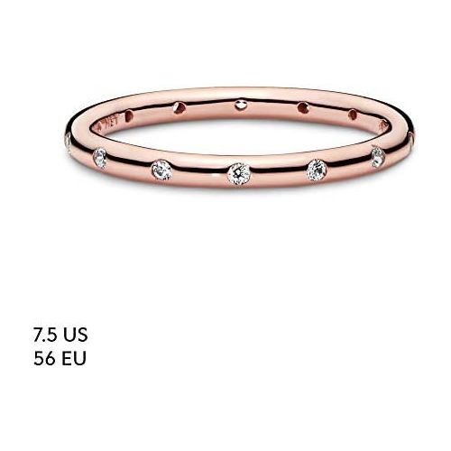  Pandora Women’s Rings Cubic Zirconia Rose Gold, Rose Gold