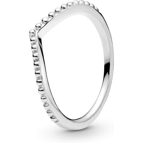  Pandora Ring for Women, Beaded Wish, 196315, Silver
