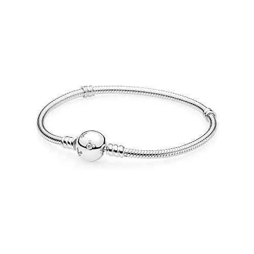  Pandora 590731CZ Womens Bracelet Mickey, Silver, Silver