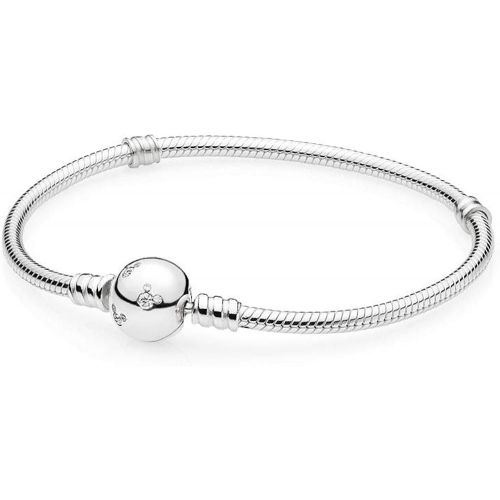  Pandora 590731CZ Womens Bracelet Mickey, Silver, Silver