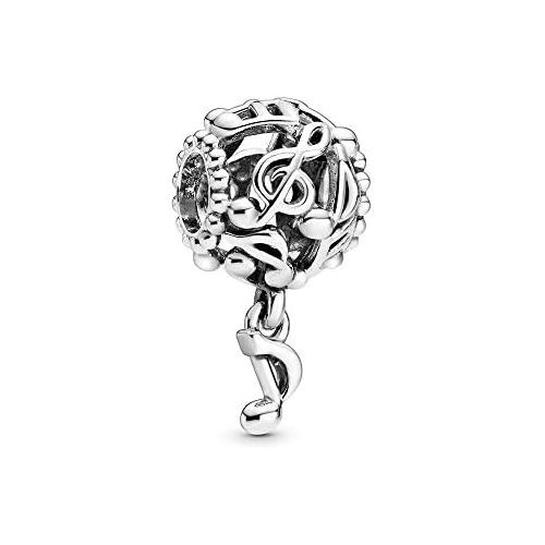  Pandora Open Crafted Note Charm