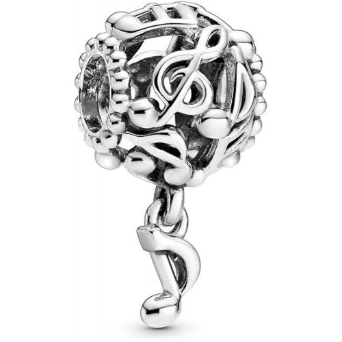  Pandora Open Crafted Note Charm