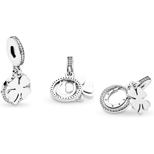  Pandora 792089CZ Charm Lucky Tag Pendant