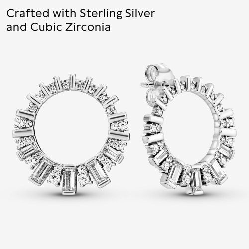  Pandora 297545CZ Womens Stud Earrings 925 Sterling Silver