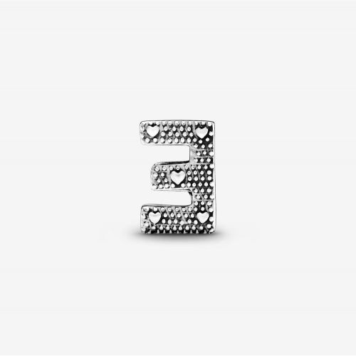  Pandora 797459 Womens Alphabet Charm Sterling Silver Letter E