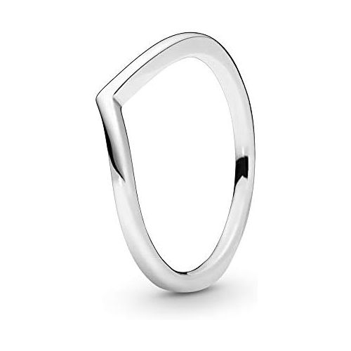  Pandora 196314 Womens Ring Shiny Wish, Silver