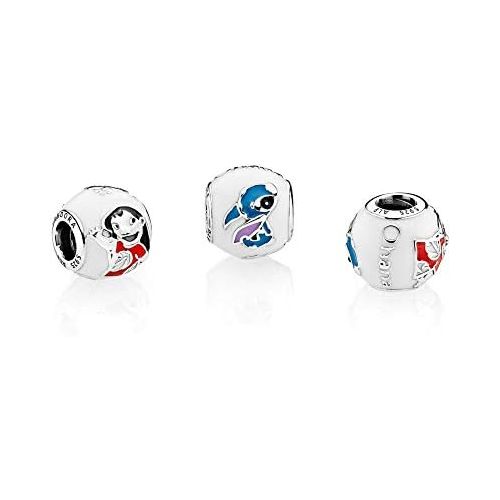  Pandora Disney Lilo & Stitch Sterling Silver, Enamel 796338ENMX