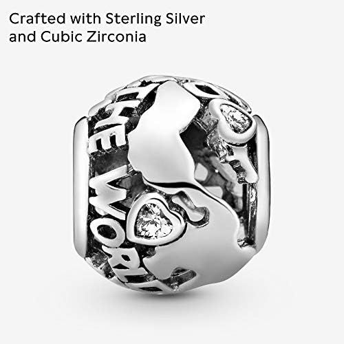  Pandora 791718CZ Charm Around the World - New 2015