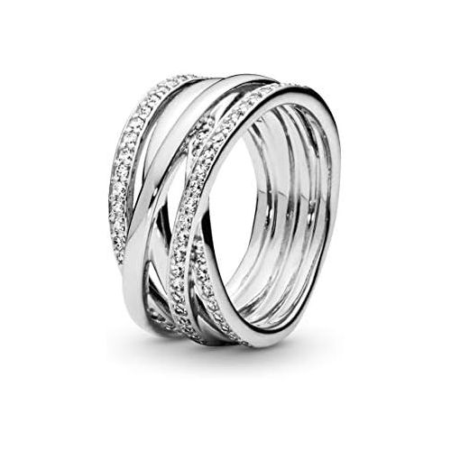  Ring 925 silver with zirconia from PANDORA 190919CZ, Silver