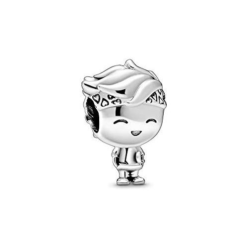  Pandora 798897C00 Teenager Boy Charm Silver 1.7 cm