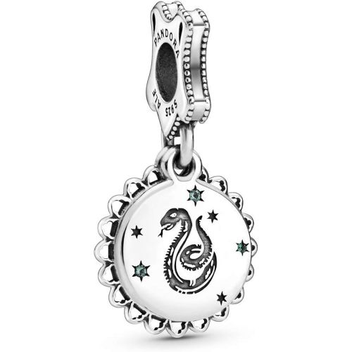  Pandora Harry Potter Slytherin Silver Charm 798620C01 1.38cm