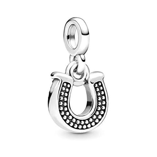  Pandora My Lucky Horseshoe Charm 0.7cm Silver