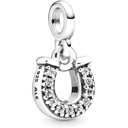  Pandora My Lucky Horseshoe Charm 0.7cm Silver