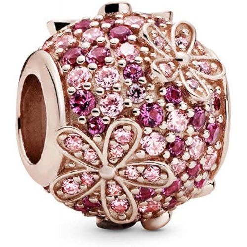  Pandora 788797C01 Pink Pave Daisy Charm 1.2 cm Rose Gold