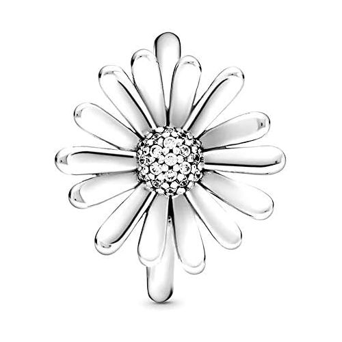  Pandora Silver Statement Ring for Women Pave Daisy 198817C01