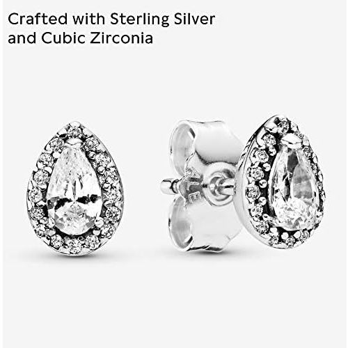  Pandora 296252CZ Womens Stud Earrings Zirconia