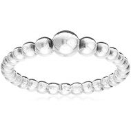 Pandora 197536 Womens Ring String of Beads, Silver