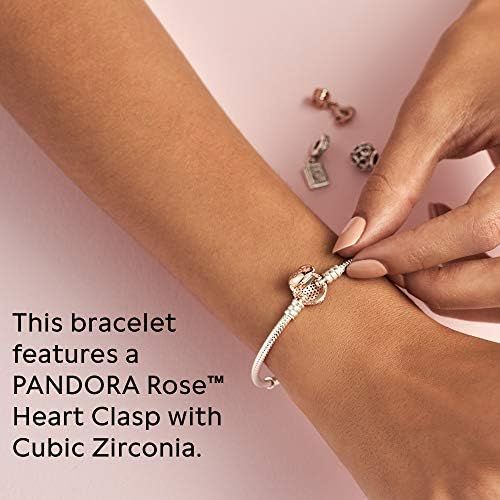  Pandora 586292CZ-19 Womens Charm Bracelet Zirconia