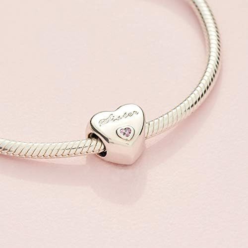  Pandora Womens Bead 925 Silver with Pink 791946PCZ