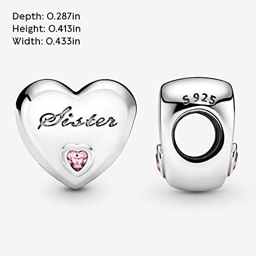  Pandora Womens Bead 925 Silver with Pink 791946PCZ