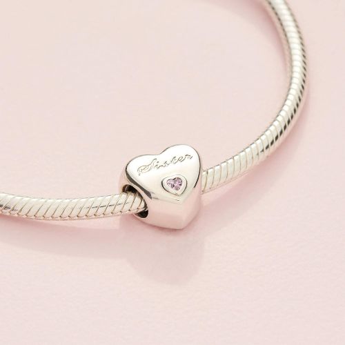  Pandora Womens Bead 925 Silver with Pink 791946PCZ