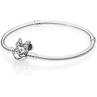 PANDORA 597770CZ-19 Ladies Charm Bracelets 925 sterling silver zirconia, 19 cm