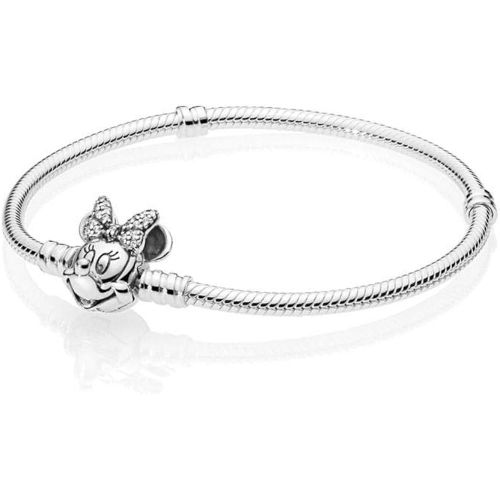  PANDORA 597770CZ-19 Ladies Charm Bracelets 925 sterling silver zirconia, 19 cm