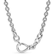 Pandora 398902C00-50 Strong Infinity Knot Link Chain Sterling Silver 6mm x 26.8mm x 14mm
