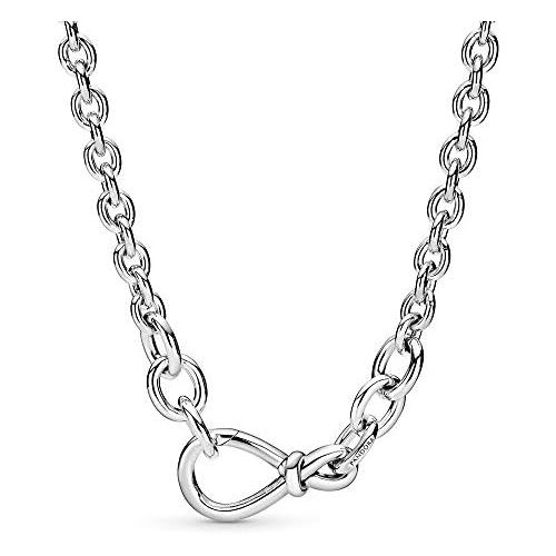  Pandora 398902C00-50 Strong Infinity Knot Link Chain Sterling Silver 6mm x 26.8mm x 14mm