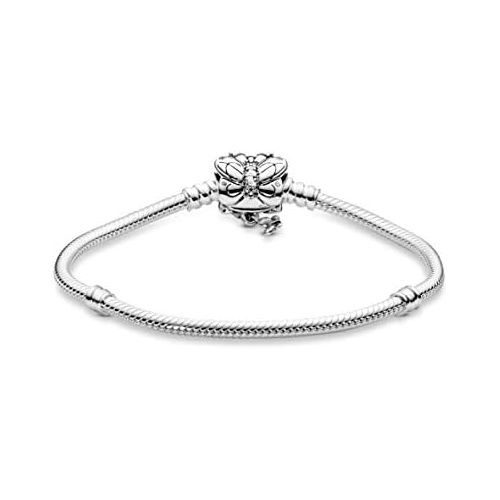  Pandora 597929CZ Womens Bracelet Decorative Butterfly, Silver, Silver