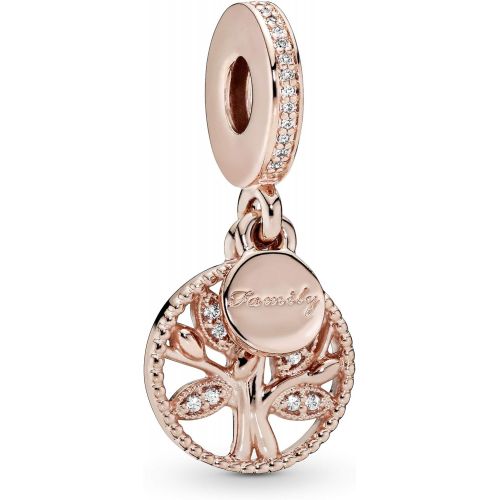  Pandora 781728CZ Family Tree Charm Pink