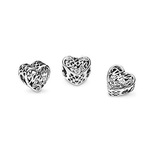  Pandora Moments Open Mother & Son Charm Sterling Silver Cubic Zirconia 792109CZ